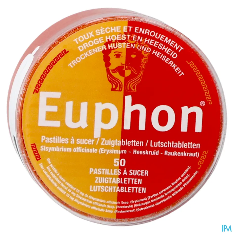 productshot van Euphon 50 zuigtabletten