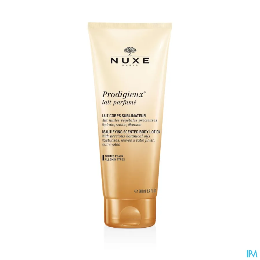 packshot van Nuxe Prodigieux Verfraaiende Geparfumeerde Bodymelk 200 ml