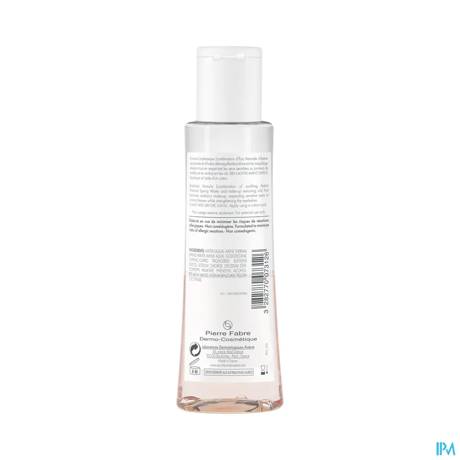 productshot van Avène Intense Oogmake-up Remover 125 ml