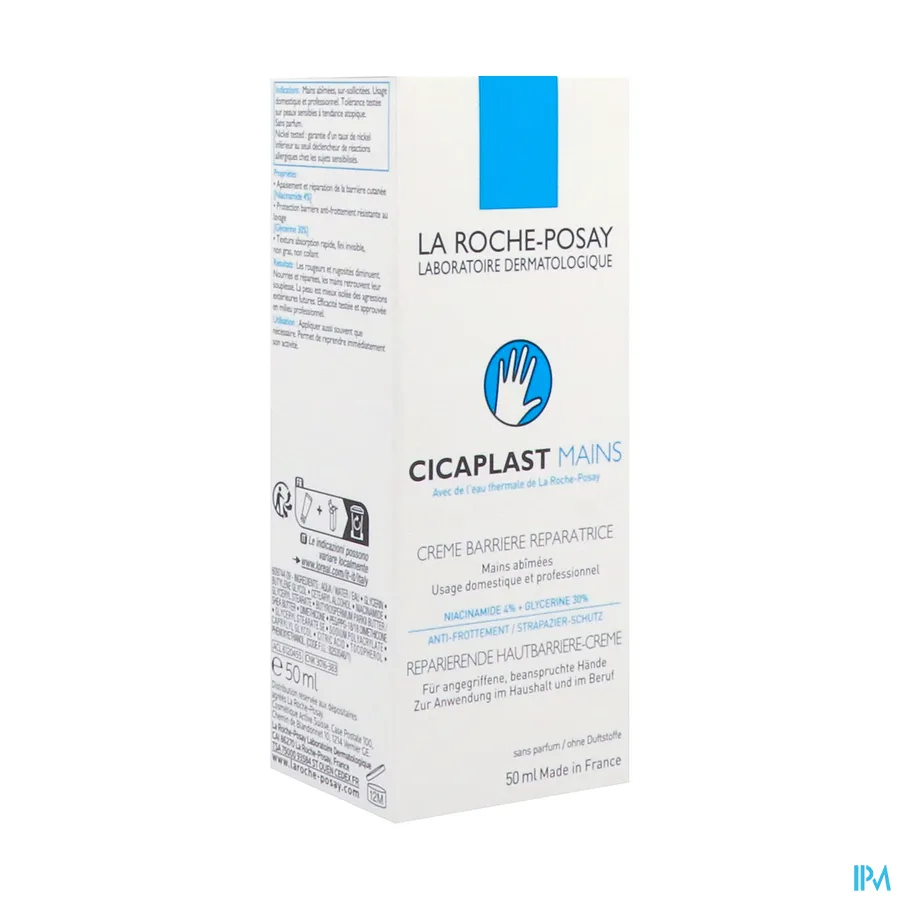 packshot van La Roche-Posay Cicaplast Handcrème 50ml