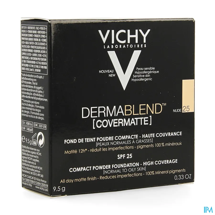 packshot van Vichy Dermablend Covermatte 25 Nude 9,5 g