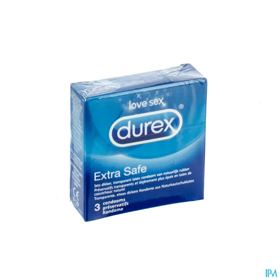 packshot van Durex Extra Safe 3 Condooms
