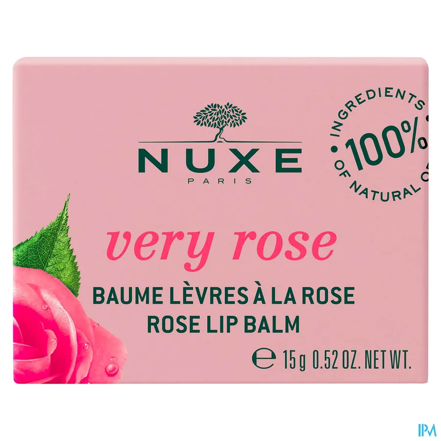 packshot van Nuxe Very Rose Lip Balm Rose 15g