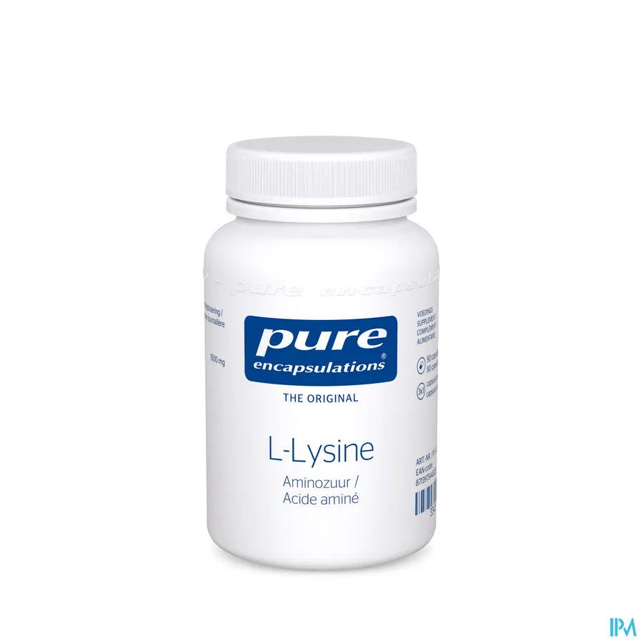 packshot van Pure Encapsulations L-Lysine 90 Capsules