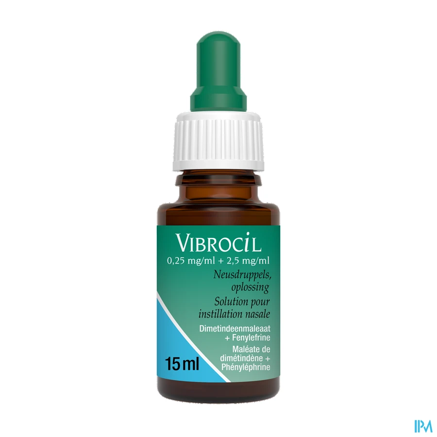 productshot van Vibrocil Neusdruppels bij Rhinitis 15 ml