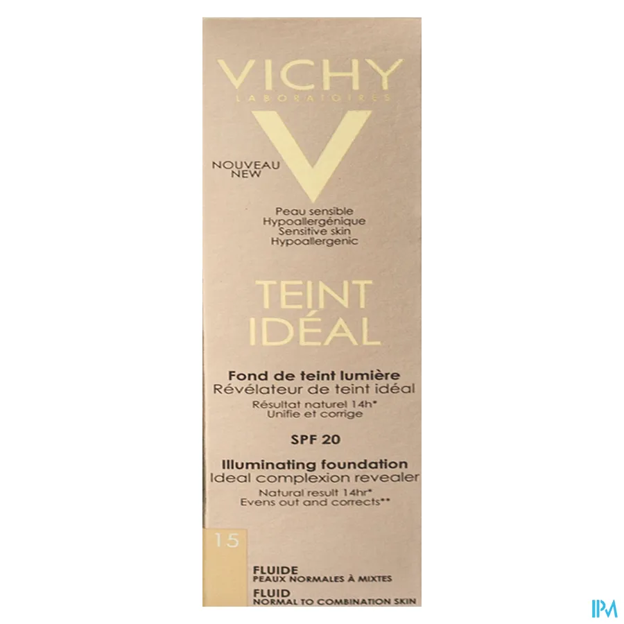 packshot van Vichy Fond de Teint Ideal Fluide 15 30 ml