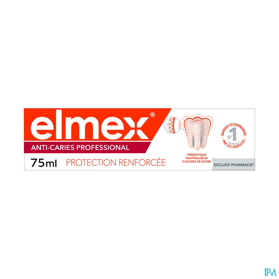 packshot van Elmex Tandpasta Anti-Cariës Professional 75 ml