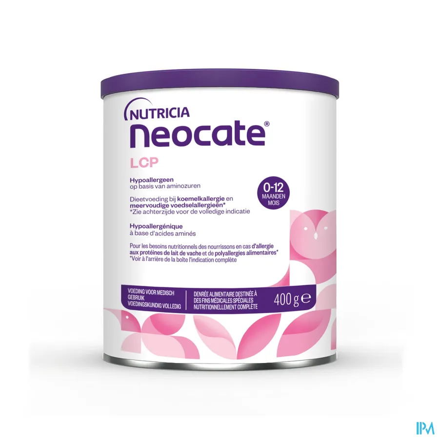 packshot van Nutricia Neocate LCP 400 g