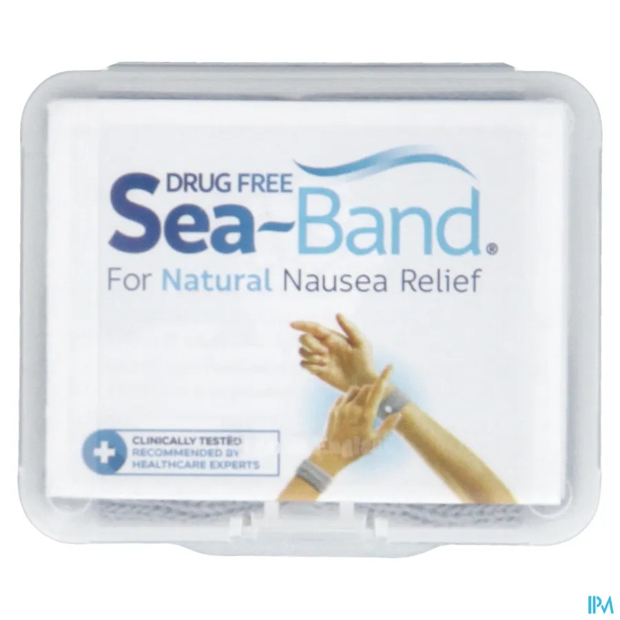 packshot van Sea Band Polsbandje Volwassene Grijs 1 paar