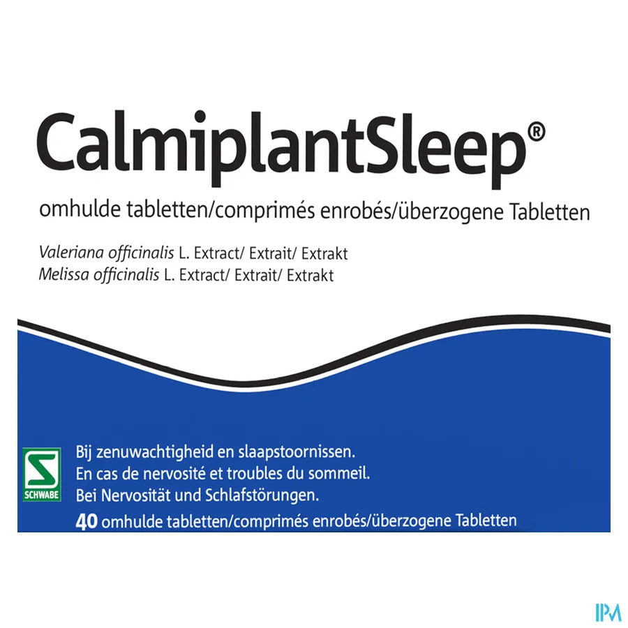 packshot van CalmiplantSleep 40 tabletten