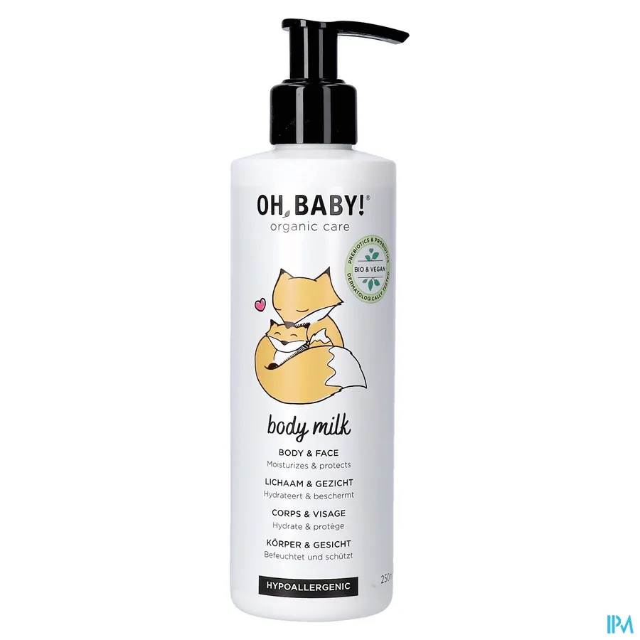 packshot van Oh Baby Lichaamsmelk 250 ml
