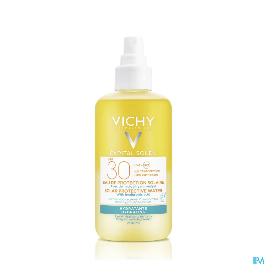packshot van Vichy Capital Soleil Zonbeschermend Water Hydraterend SPF30 200 ml
