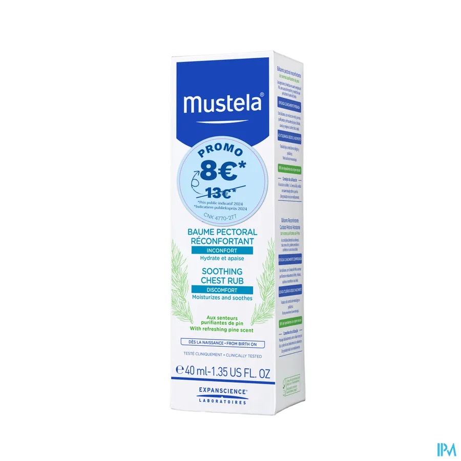 packshot van Mustela Ss Versterkende Borstbalsem 40 ml Promo