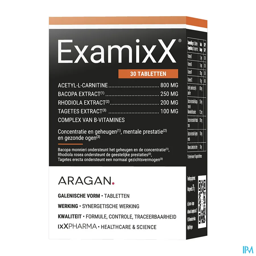 packshot van ExamixX 30 tabletten
