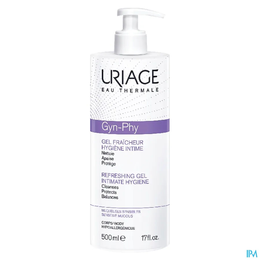 packshot van Uriage Gyn-Phy Intieme Hygiëne Reinigingsgel 500 ml