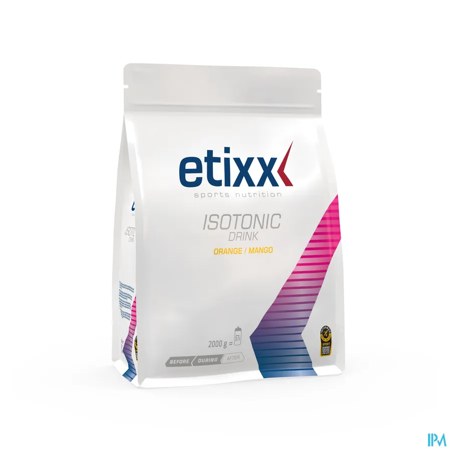packshot van Etixx Isotonic Sinaas-Mango 2 kg