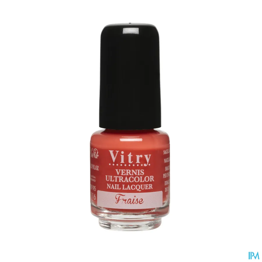 packshot van Vitry Nagellak 116 Fraise 4 ml