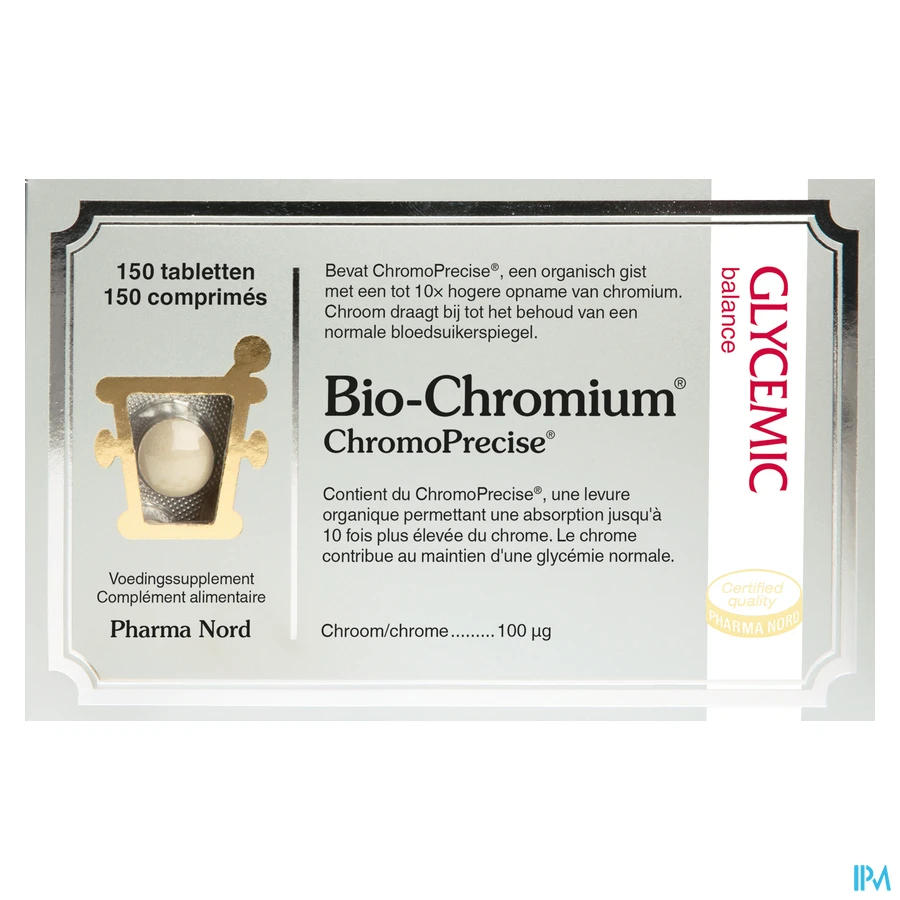 packshot van Pharma Nord Bio-Chromium 150 tabletten