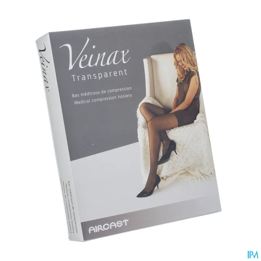 packshot van Veinax Therapeutisch Elastische Kousen 15-20 mmHg Vrouw Panty Transparant Beige Maat 3L 1 Paar