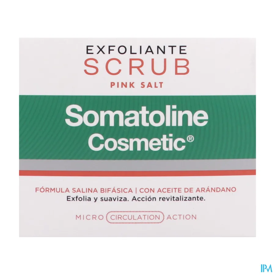 packshot van Somatoline Cosmetic Exfoliërende Scrub Pink Salt 350 g