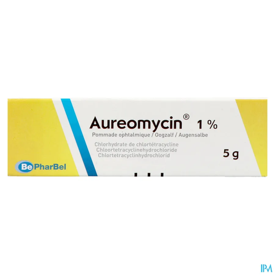 packshot van Aureomycine oogzalf