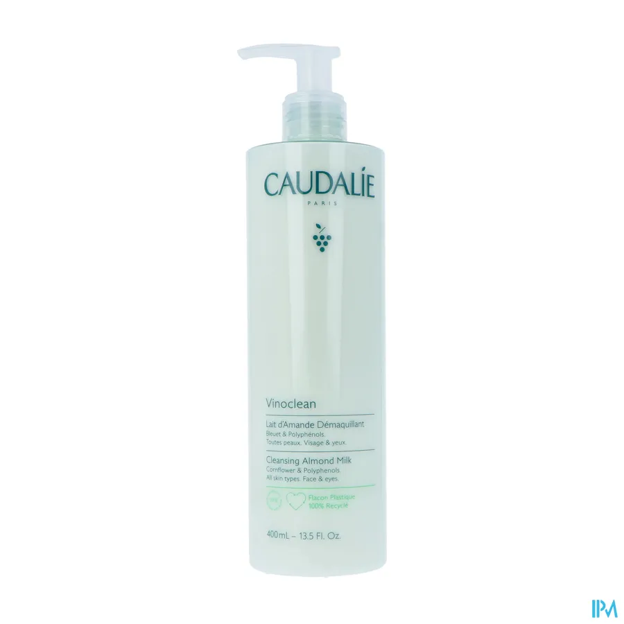 packshot van Caudalie Vinoclean Reinigende Amandelmelk 400 ml