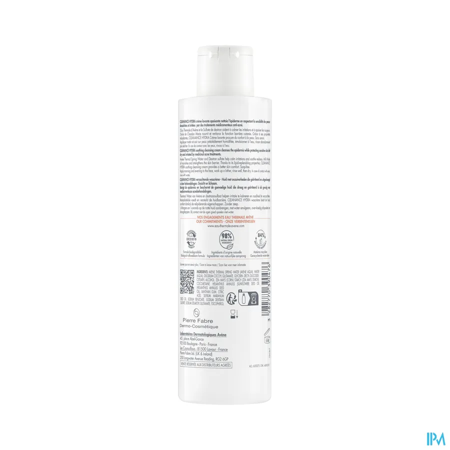 productshot van Avène Cleanance Hydra Wascrème 200 ml