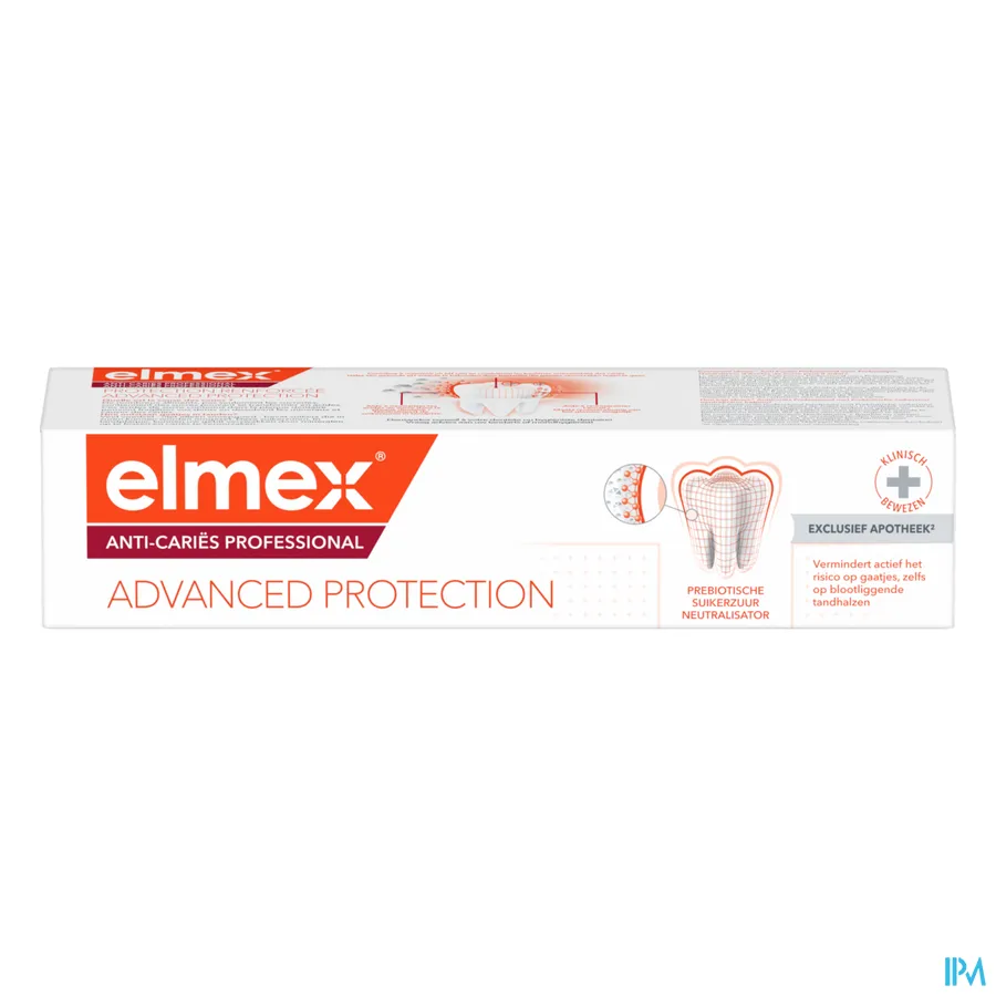 packshot van Elmex Tandpasta Anti-Cariës Professional 75 ml