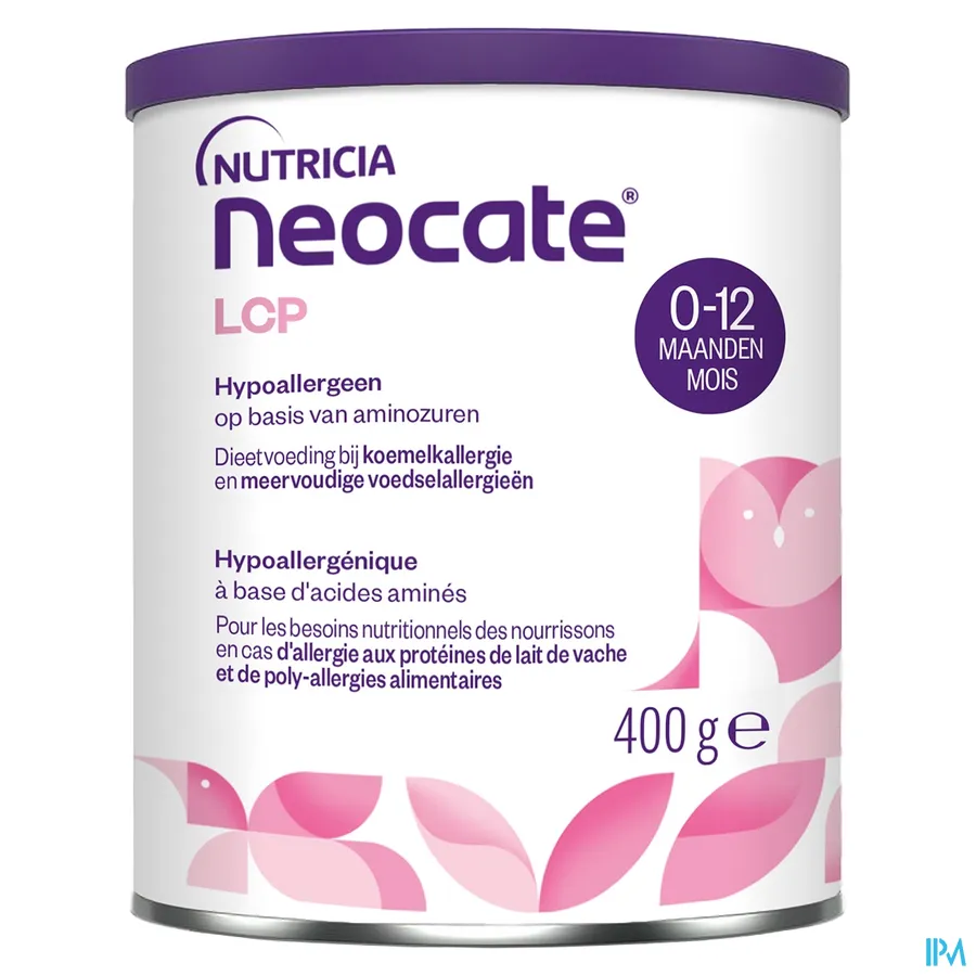 packshot van Nutricia Neocate LCP 400 g