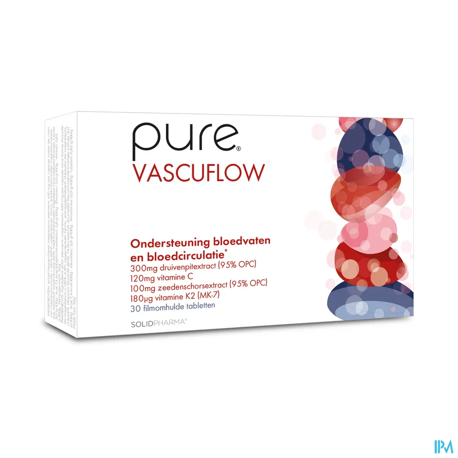 packshot van Pure Vascuflow 30 tabletten