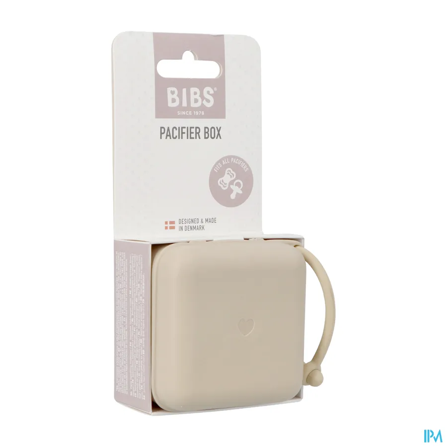 packshot van Bibs Fopspeenbox Vanilla