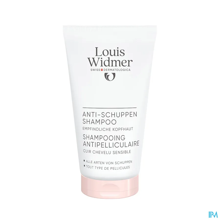 productshot van Louis Widmer Antiroosshampoo 150 ml - met parfum