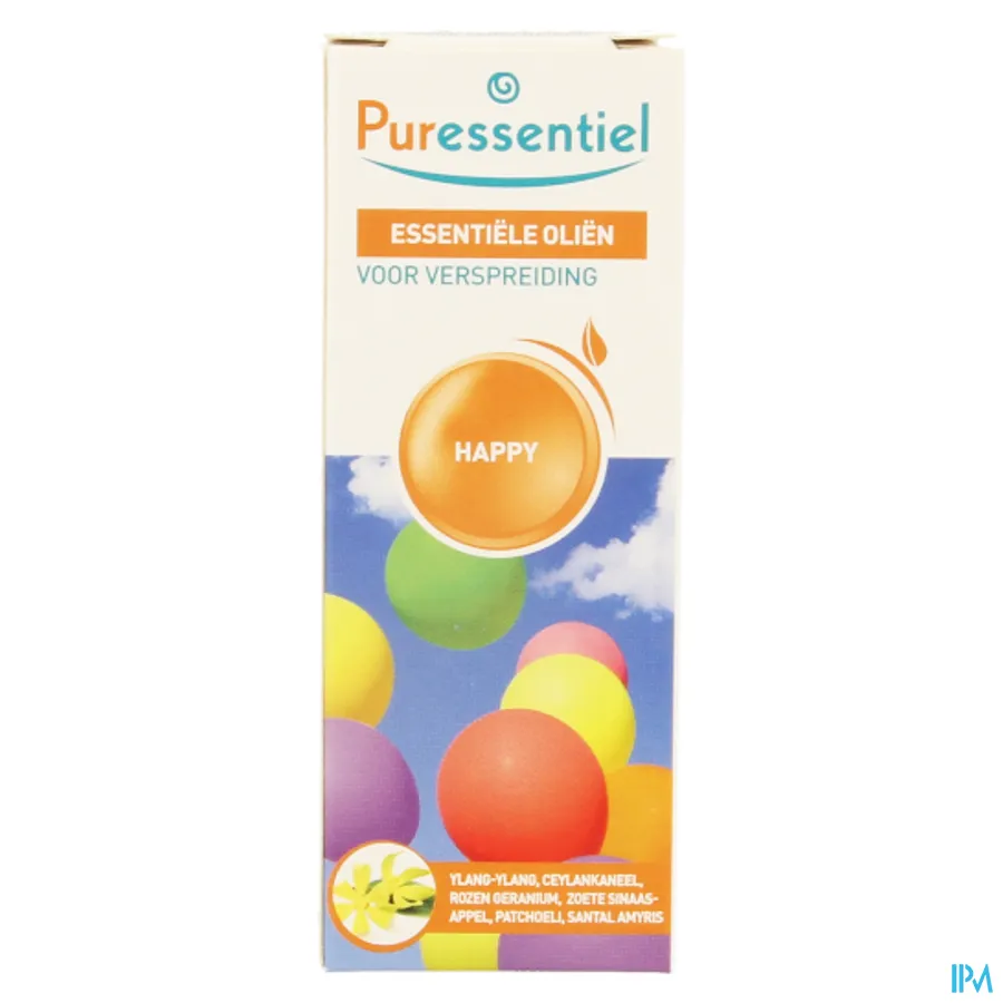 packshot van Puressentiel Zuiverend Verstuiving Happy Olie 30 ml