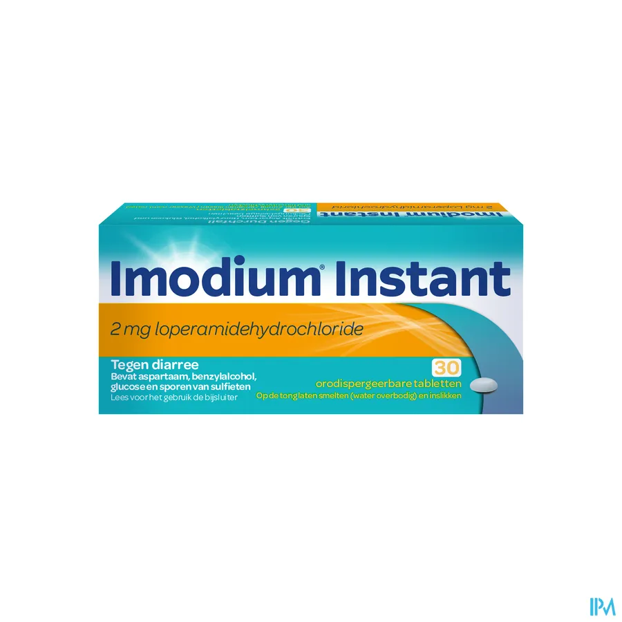 packshot van Imodium Instant 30 smelttabletten