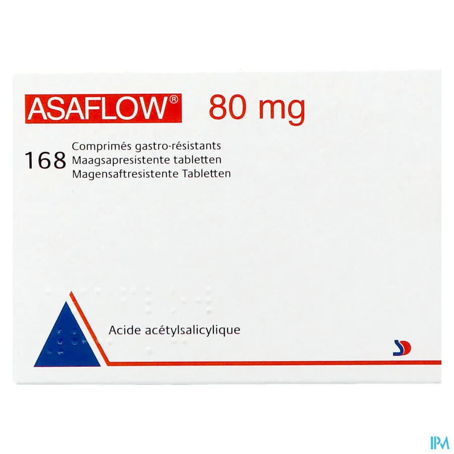 packshot van Asaflow 80mg 168 tabletten
