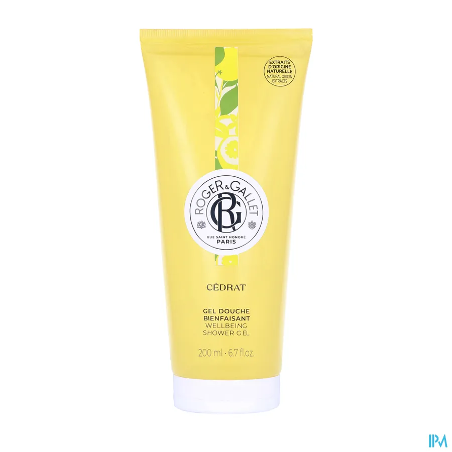 packshot van Roger & Gallet Cédrat Douchegel 200 ml