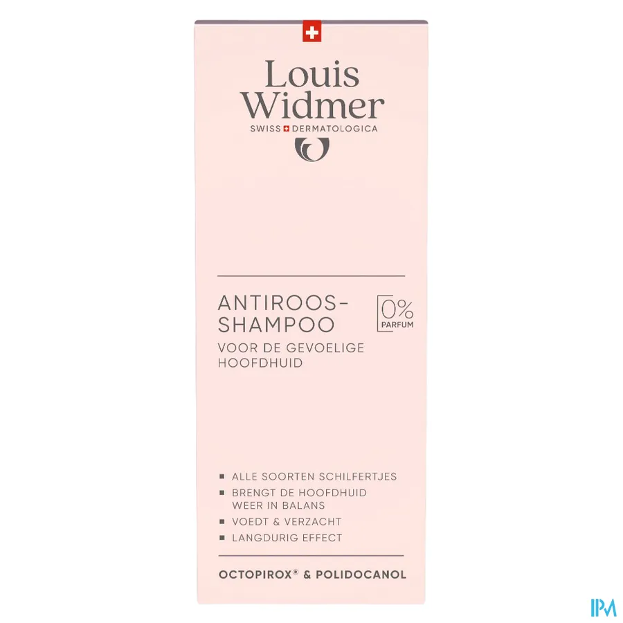 packshot van Louis Widmer Antiroosshampoo 150 ml - zonder parfum