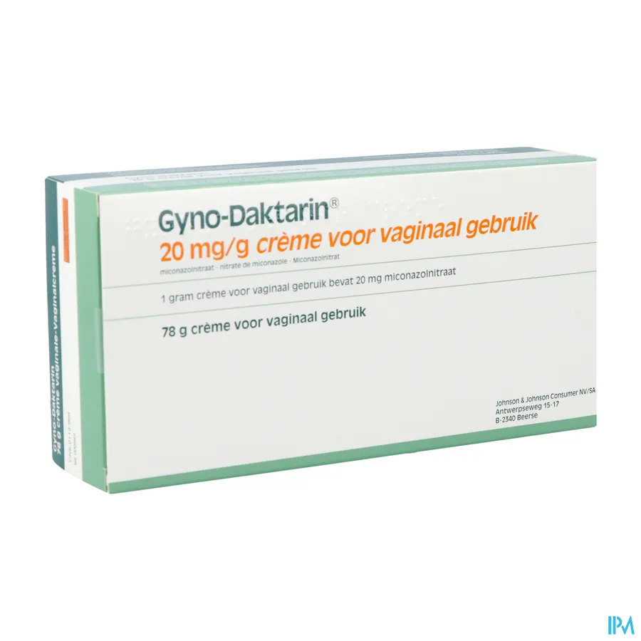 packshot van Gyno-Daktarin 78g crème