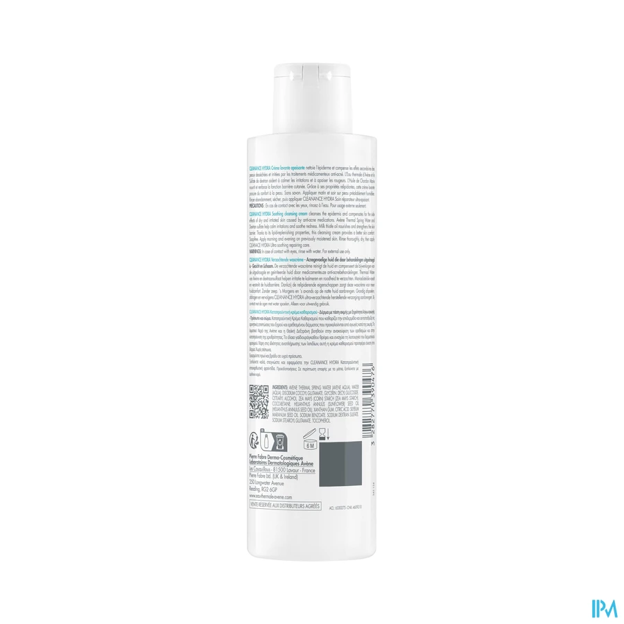 productshot van Avène Cleanance Hydra Wascrème 200 ml