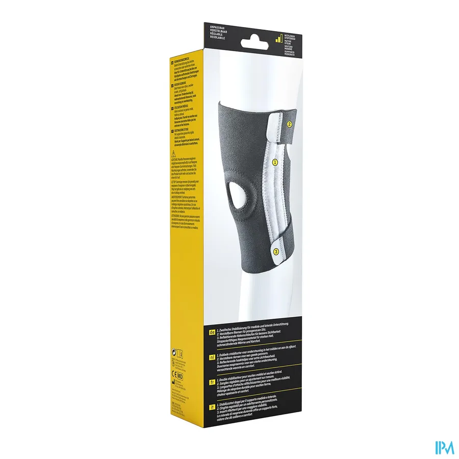 packshot van Futuro Sport Aanpasbare Kniestabilisator (Middelmatig Stabiliserende Steun)