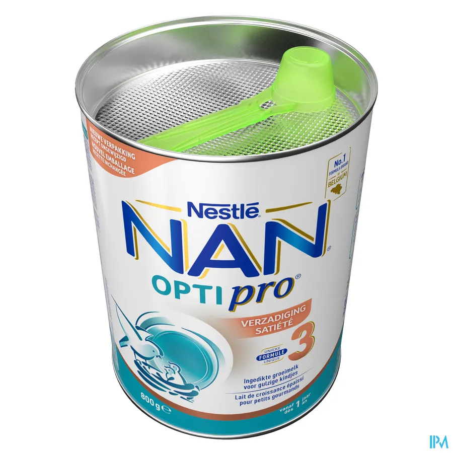packshot van Nan Verzadiging 3 vanaf 10 maanden Pot 800 g