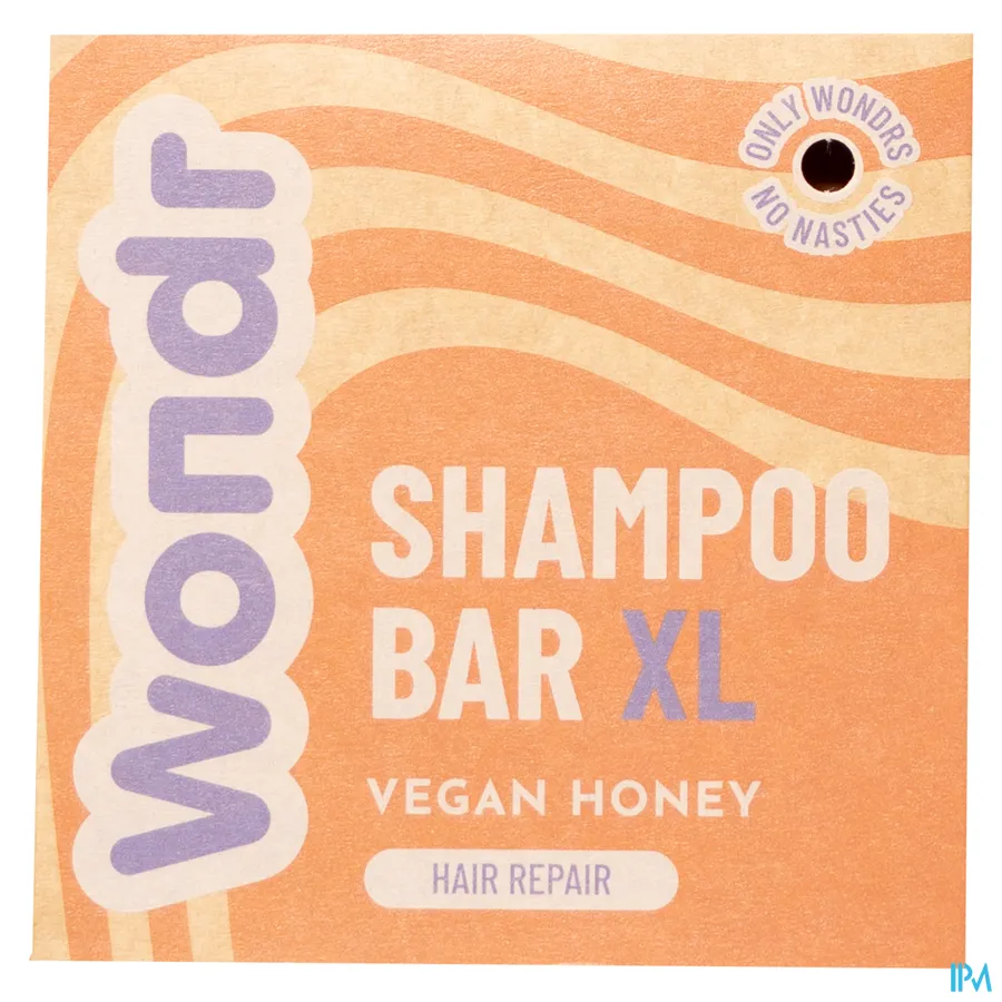 packshot van WONDR XL Shampoo Bar Vegan Honey 1 stuk
