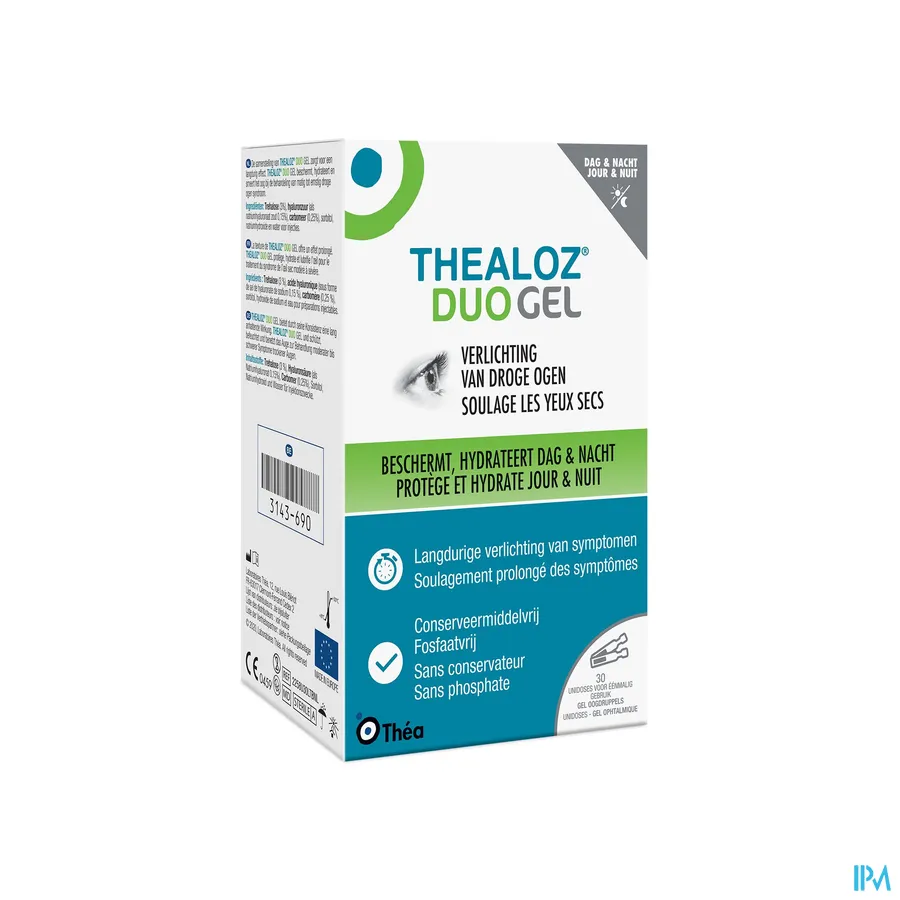 packshot van Thealoz Duo Gel 30 x 0,4 g