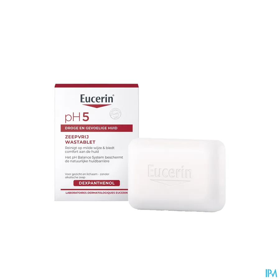 productshot van Eucerin PH5 wastablet z/ zeep 100g