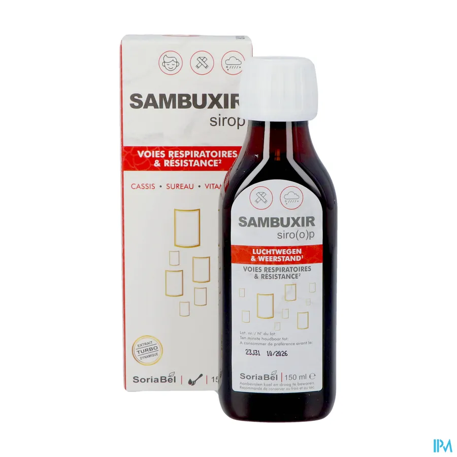 productshot van Soria Sambuxir Siroop 150 ml