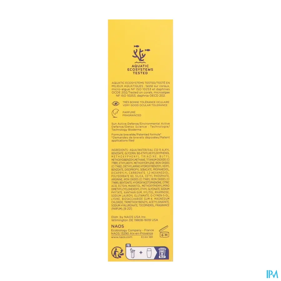 packshot van Bioderma Photoderm XDefense Ultra-Fluid SPF 50+ 40 ml Shade 04