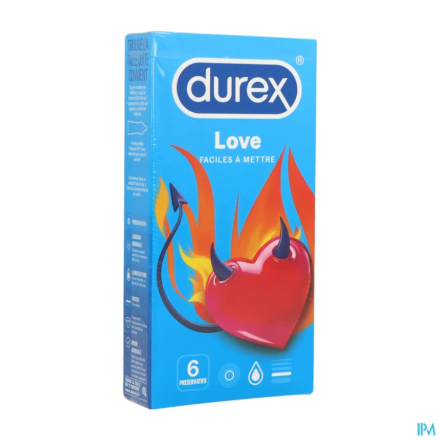 packshot van Durex Love 6 Condooms