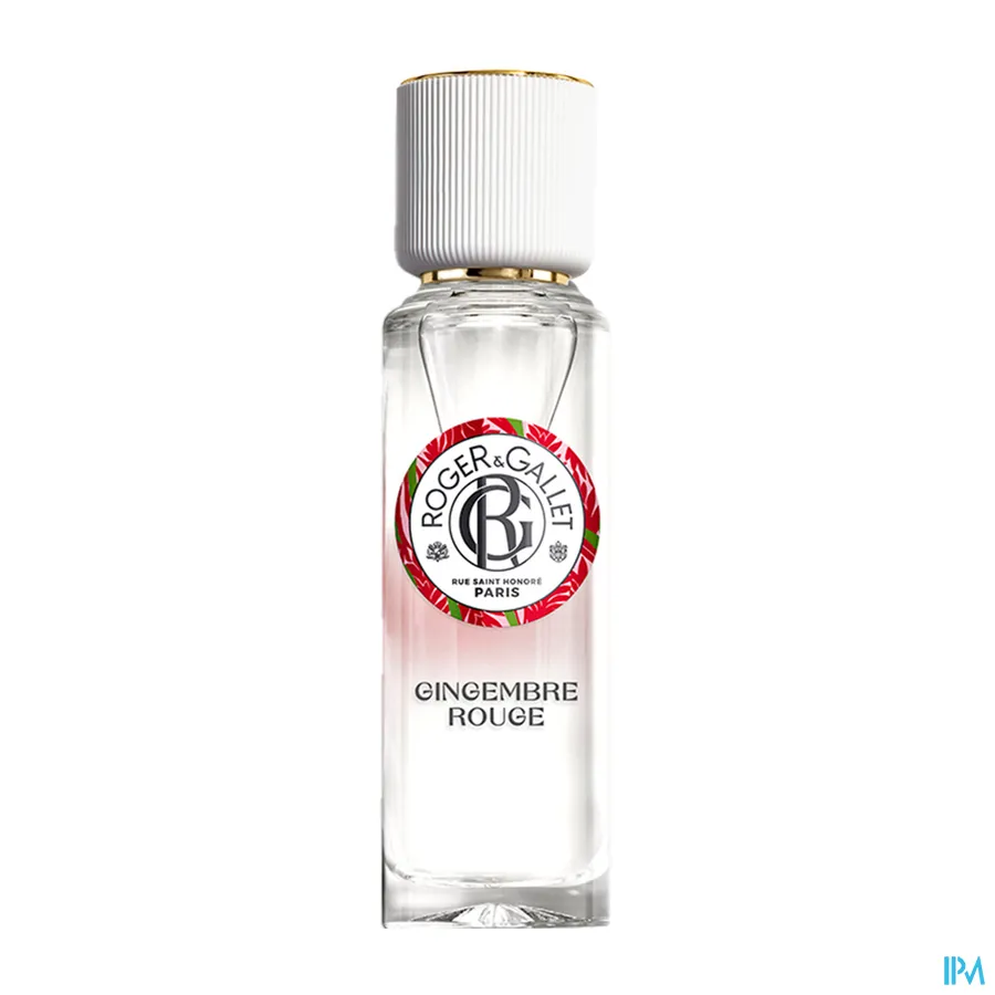 packshot van Roger & Gallet Gingembre Rouge Geparfumeerd Water 30 ml