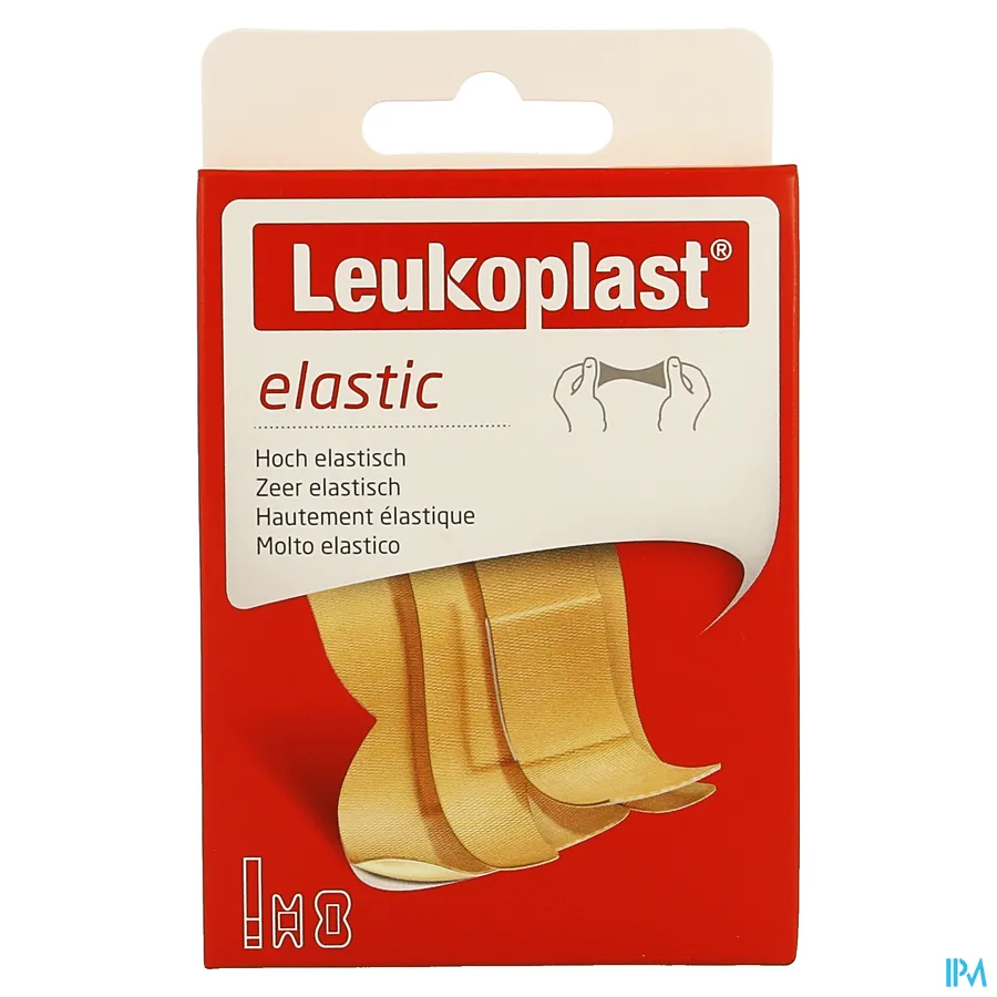 packshot van Leukoplast Elastic Assortiment Vingerpleisterset 3 Maten 20 stuks