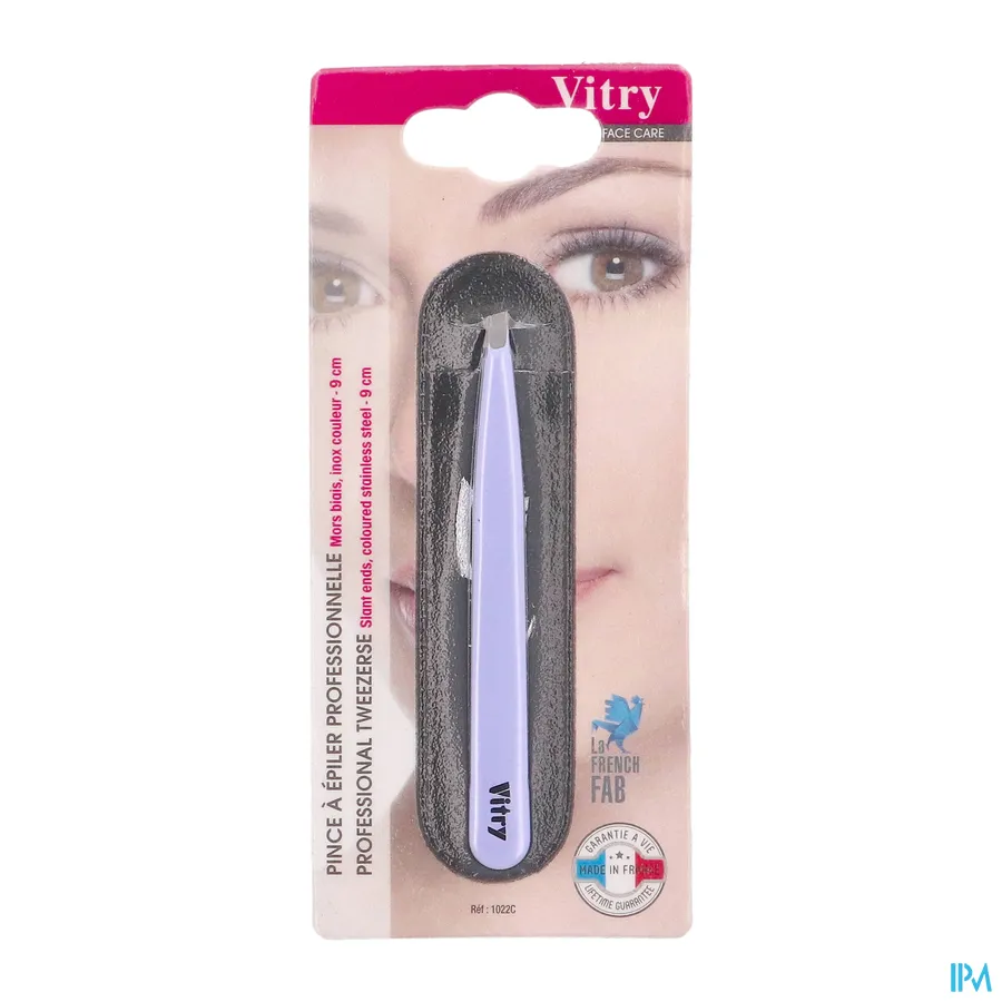 packshot van Vitry Classic Epileerpincet Schuin Inox 1 stuk